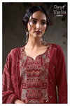 Tazlin A To D 3851 By Ganga Premium Cotton Satin Solid Top Bottom With Dupatta Online Wholesale
